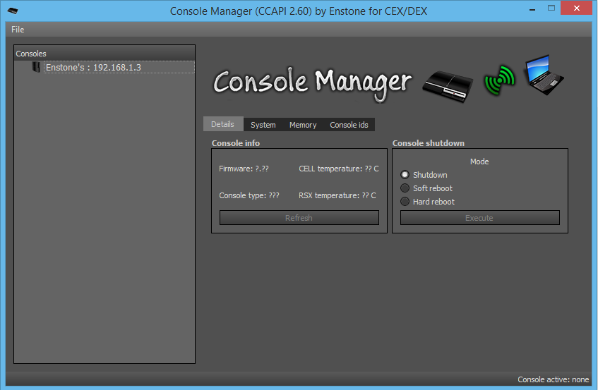 console manager 2.70